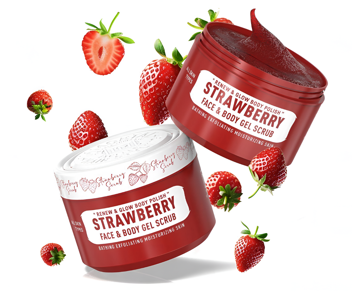 GEL EXFOLIANTE FACIAL Y CORPORAL IMMORTAL  – STRAWBERRY 300ml